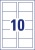 Névjegykártya, 85x54 mm, 220 g, mikroperforált, AVERY ZWECKFORM, 250 db/csomag